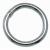 Campbell T7661361 Welded Ring, 200 lb Working Load, 2-1/2 in ID Dia Ring, #2 Chain, Steel, Zinc