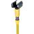 CONTINENTAL COMMERCIAL Color Guard A70612 Wet Mop Handle, 1 in Dia, 60 in L, Fiberglass, Yellow