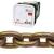 Campbell 0510626 Transport Chain, 3/8 in, 45 ft L, 6600 lb Working Load, 70 Grade, Carbon Steel, Chr