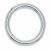 Campbell T7665012 Welded Ring, 200 lb Working Load, 1 in ID Dia Ring, #7 Chain, Steel, Nickel