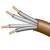 CCI 553046607 Thermostat Cable, 18 AWG Wire, 4 -Conductor, 250 ft L, Copper Conductor, PVC Insulatio