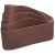 NORTON 27945 Sanding Belt, 4 in W, 24 in L, 60 Grit, Coarse, Aluminum Oxide Abrasive - 10 Pack