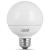 Feit Electric G2540/10KLED/3 LED Lamp, Globe, G25 Lamp, 40 W Equivalent, E26 Lamp Base, Dimmable, Wh
