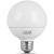 Feit Electric G2560/10KLED/3 LED Lamp, Globe, G25 Lamp, 60 W Equivalent, E26 Lamp Base, White, Warm 
