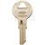 HY-KO 11010IL9 Key Blank, Brass, Nickel, For: Illinois Cabinet, House Locks and Padlocks - 10 Pack