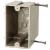 fiberglassBOX 1098-N Electrical Box, 1 -Gang, Fiberglass Reinforced Polyester BMC, Beige/Tan, Wall M