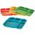 NORDIC WARE 60155 Party Tray, 5 -Compartment, Plastic, Assorted
