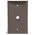 Eaton Wiring Devices 2128 2128B-BOX Wallplate, 4-1/2 in L, 2-3/4 in W, 1 -Gang, Thermoset, Brown, Hi - 25 Pack