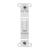 Leviton 002-80700-00W Wallplate Adapter, 1 -Gang, Plastic, White, Surface Mounting
