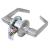 Tell Manufacturing CL100201 Entry Lever, Steel, Satin Chrome