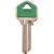 HY-KO 13005KW1PG Key Blank, Brass/Plastic, Nickel, For: Kwikset Cabinet, House Locks and Padlocks - 5 Pack