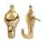 OOK Colonial 53500 Decorative Colonial Pushpin Hanger, 10 lb, Brass Plated