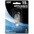 Feit Electric BP15T7 Incandescent Lamp, 15 W, T7 Lamp, Candelabra E12 Lamp Base, 2700 K Color Temp - 6 Pack