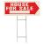 HY-KO RS-801 Lawn Sign, House For Sale, White Legend, Plastic, 24 in W x 9-1/2 in H Dimensions - 5 Pack