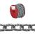 Campbell 0722527 Twist Link Coil Chain, #2/0, 70 ft L, 520 lb Working Load, Steel, Zinc