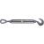 BARON 16-5/8X9 Turnbuckle, 2250 lb Working Load, 5/8 in Thread, Hook, Eye, 9 in L Take-Up, Galvanize
