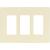 Eaton Wiring Devices Aspire 9523DS Wallplate, 4-1/2 in L, 6.37 in W, 3 -Gang, Polycarbonate, Desert 