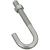National Hardware 2195BC Series 232942 J-Bolt, 3/8 in Thread, 2-1/4 in L Thread, 3-3/4 in L, 225 lb  - 10 Pack