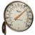 Taylor 481BZN Dial Thermometer, 4-1/4 in Display, -40 to 120 deg F, Aluminum Casing