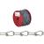 Campbell PD0722087 Loop Chain, 255 lb Working Load Limit, #2/0, Low Carbon Steel, Yellow Poly-Coated
