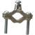 Halex 36019 Ground Clamp, 10 to 2 AWG Wire, Bronze