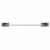 DECKO 38170 Towel Bar, 24 in L Rod, Steel, Chrome, Surface Mounting