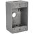 BELL 5320-0 Box, 3-Outlet, 1-Gang, Aluminum, Gray, Powder-Coated