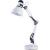 Boston Harbor TL-WK-134E-WH-3L Swing Arm Work Lamp, 120 V, 60 W, 1-Lamp, A19 or CFL Lamp, White