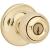 Kwikset 450P-3POLO Storeroom Keyed Entry Knob, 3 Grade, Polished Brass, Knob Handle, 2-3/8 to 2-3/4 