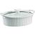 Corningware 1105929 Casserole Dish, 1.5 qt Capacity, Stoneware, French White, Dishwasher Safe: Yes - 2 Pack