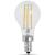 Feit Electric BPA1560C/827/LED/2 LED Lamp, General Purpose, A15 Lamp, 60 W Equivalent, E12 Lamp Base