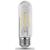 Feit Electric BPT1040/950CA LED Bulb, Linear, T10 Lamp, 40 W Equivalent, E26 Lamp Base, Dimmable, Cl
