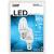 Feit Electric BPC7/LED LED Lamp, Decorative, C7 Lamp, E12 Lamp Base, Clear, White Light, 3500 K Colo