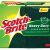 Scotch-Brite 426 Scrub Sponge, 4-1/2 in L, 2.7 in W, 0.6 in Thick, Cellulose/Synthetic Fiber, Green