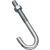 National Hardware 2195BC Series 232975 J-Bolt, 1/2 in Thread, 3 in L Thread, 6 in L, 425 lb Working 