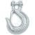 Campbell T9700624 Clevis Slip Hook with Latch, 3/8 in, 5400 lb Working Load, 43 Grade, Steel, Zinc