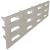MiTek TPP14 Mending Plate, 3-1/2 in L, 13/16 in W, Steel, Galvanized, Prong Mounting - 300 Pack