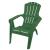 Gracious Living Adirondack II 11168-26ADI Chair, 29-3/4 in W, 35-1/4 in D, 33-1/2 in H, Resin Seat, 
