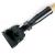 Rubbermaid Invader FGM116000000 Dust Mop Handle Snap, 1-1/2 in Dia, 60 in L, Snap, Hardwood, Gray