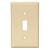 Eaton Wiring Devices 2134V-BOX Wallplate, 4-1/2 in L, 2-3/4 in W, 1 -Gang, Thermoset, Ivory, High-Gl - 25 Pack