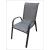 Seasonal Trends50643 Aluminum Sling Stack Chair, 21.65 in W, 28 in D, 37.4 in H, Polyester, Black an