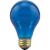 Sylvania 25W/BLUE/A19 Incandescent Lamp, 25 W, A19 Lamp, Medium Lamp Base, 180 Lumens, 2850 K Color  - 6 Pack