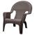 Adams Woven Patio 8070-96-3700 Woven Lounge Chair, 30-1/4 in W, 36-1/2 in D, 36 in H, 250 lb Capacit - 3 Pack