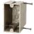 fiberglassBOX 1099-N Electrical Box, 1 -Gang, 2 -Outlet, 4 -Knockout, Fiberglass Reinforced Polyeste
