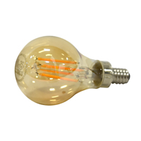 Sylvania Ultra 75345 Vintage LED Lamp, 120 V, 3.5 W, Candelabra E12, A15 Lamp