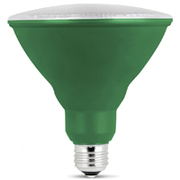 Feit Electric PAR38/G/10KLED/BX LED Bulb, Flood/Spotlight, PAR38 Lamp, E26 Lamp Base, Green Light - 4 Pack