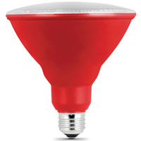 Feit Electric PAR38/R/10KLED/BX LED Bulb, Flood/Spotlight, PAR38 Lamp, E26 Lamp Base, Red Light - 4 Pack