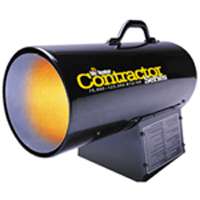 Mr. Heater F271390 Forced Air Gas Heater, 40 lb Fuel Tank, Propane, 75000 to 125000 Btu, 3125 sq-ft