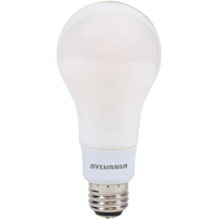 Sylvania 40778 Natural LED Bulb, 3-Way, A21 Lamp, 100 W Equivalent, E26 Lamp Base, Dimmable, Frosted