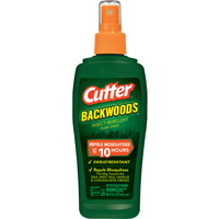 Cutter BACKWOODS HG-96284 Insect Repellent, 6 fl-oz Bottle, Liquid, Pale Yellow, Alcohol, Deet